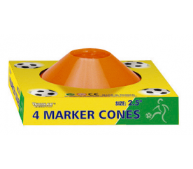 Aga Fotbalové překážky MARKERCONES 2.5" 4 ks