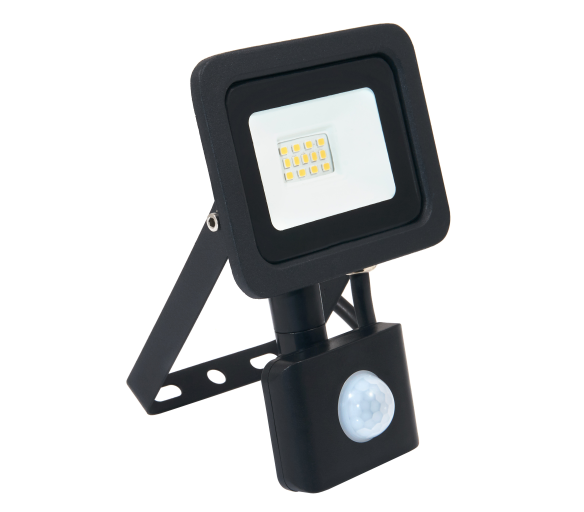LED reflektor RODIX PREMIUM s čidlem PIR - 10W - IP65 - 850Lm - studená bílá - 6000K - záruka 36 měsíců