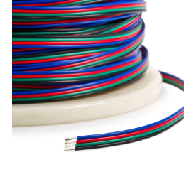 Kabel pro LED pásky RGB 3528, 5050 průměr 0,35