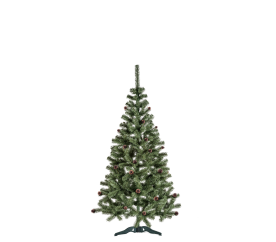 Aga Vánoční stromek 150 cm s šiškami