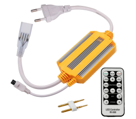 Napájecí kabel se stmívačem pro neonové LED pásky 230V