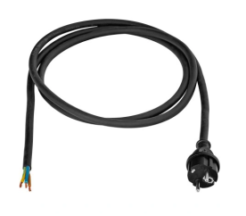 Napájecí kabel 1,5 m OW 3x1,5 černý