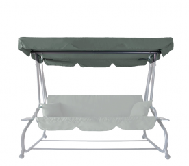 Aga Střecha na zahradní houpačku GRANDLUX Grey 212x117cm