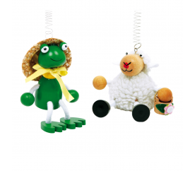 Small Foot Žabka a ovečka na pružině