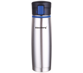 Termohrnek s dvojitou stěnou - Modrý - 480 ml - Klausberg