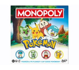 Hasbro Stolní hra Monopoly: Pokémon - 4 figurky figurky GR0785 univerzální