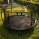 Aga SPORT EXCLUSIVE Trampolína 430 cm Černá + ochranná síť + žebřík - II. JAKOST