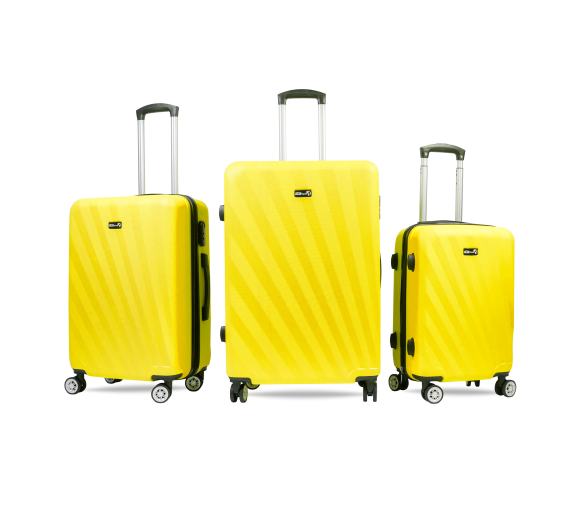 Aga Travel Sada cestovních kufrů Žlutá 2CZ027 - II. JAKOST
