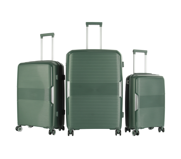 Aga Travel Sada cestovních kufrů MR4682 Tmavě zelená