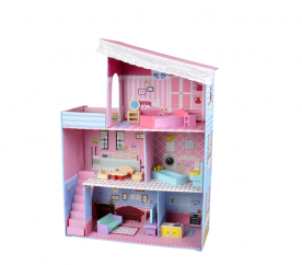 Aga4Kids Skládací domeček pro panenky SAVANA