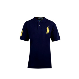 Ralph Lauren CUSTOM-FIT Casino Blue Big Pony Yellow
