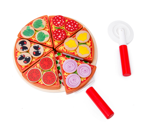 Aga4Kids Dřevěná krájecí pizza