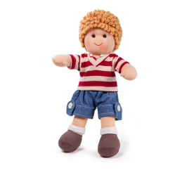 Bigjigs Toys Látková panenka Harry 28 cm