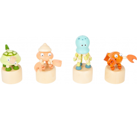 Small Foot Mačkací figurky mořských živočichů 1 ks