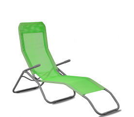 Aga Zahradní lehátko SIESTA Lime Green