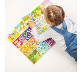 Bigjigs Toys Podlahové puzzle počítání 20 dílků