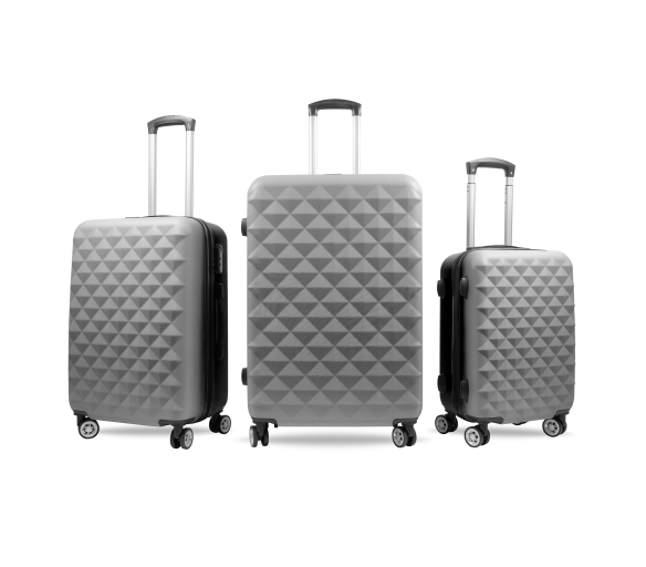 Aga Travel Sada cestovních kufrů MR4655 Šedá