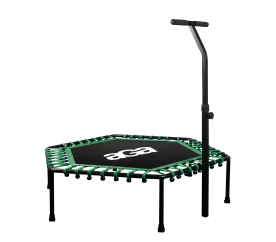 Aga FITNESS Trampolína 130 cm Zelená + madlo 6SAF043 - II. JAKOST