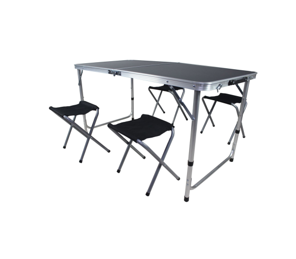 Linder Exclusiv Kempingový set Černý 2DAZ441 - II. JAKOST