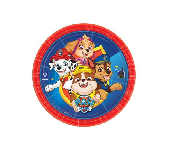 PawPatrol Papírové talířky Tlapková patrola 20 cm 8 ks