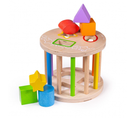 Bigjigs Baby Válec s tvary sleva