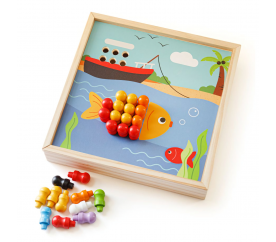 Bigjigs Toys Dřevěná mozaika Pláž