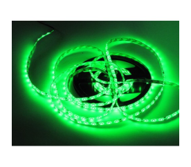 LED pásek - SMD 2835 - 5m - 60LED/m - 4,8W/m - zelený - IP65 - s konektorem