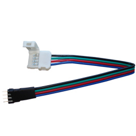 Konektor pro LED PÁSKY - RGB - 10mm - 4pin - PÁSEK / KONTROLER