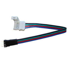 Konektor pro LED PÁSKY - RGB - 10mm - 4pin - PÁSEK / KONTROLER