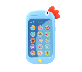 Aga4Kids Dětský telefon Kohout Modrý