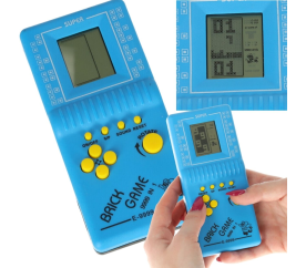 Aga Digitální hra Brick Game Tetris modrý