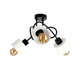 LED závěsná lampa LOFT - 3xE27 - CUBE WHITE