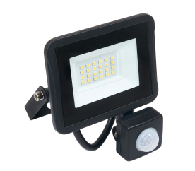 LED reflektor IVO s čidlem PIR - 20W - IP65 - 1700Lm - studená bílá - 6000K