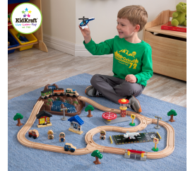 KidKraft Vláčkodráha BUCKET TOP MOUNTAIN TRAIN SET