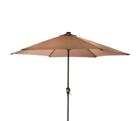 Aga Slunečník CLASSIC LED+integrovaná USB nabíječka 300 cm Beige