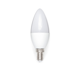 LED žárovka C37 - E14 - 7W - 580 lm - teplá bílá