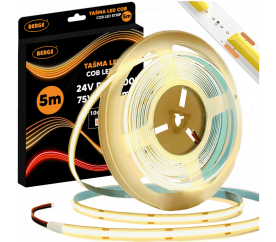 LED pásek COB Neon 12V - 528D - 15W/m - IP20 - 5m - 1650lm - teplá barva