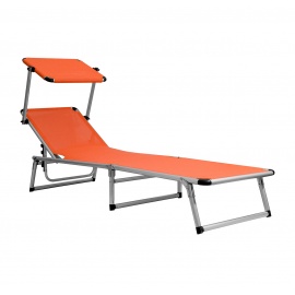 Aga Zahradní polohovací lehátko GARDEN EXCLUSIVE MC372310O Orange