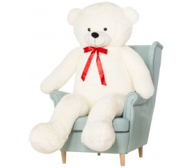 Aga4Kids Plyšový medvěd 160 cm Bueno White