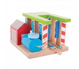 Bigjigs Rail Vlaková myčka poškozený obal