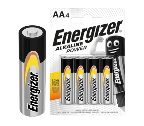 Sada 4x baterií ENERGIZER AA LR06