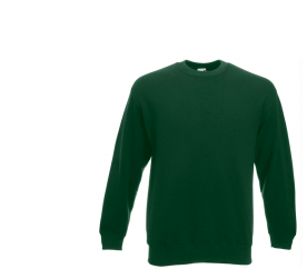 Fruit Of The Loom SET-IN SWEAT Bottle Green