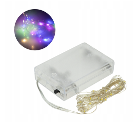 LED osvětlení na vánoční stromek - 4 m - multicolor