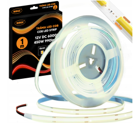 LED pásek COB Neon 12V - 480D - 9W/m - IP20 - 1m - 990lm - studená barva