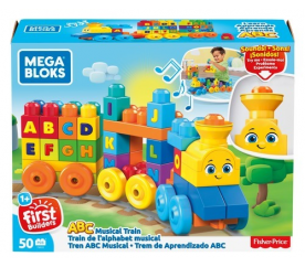 Mega Bloks hudební vláček s písmenky