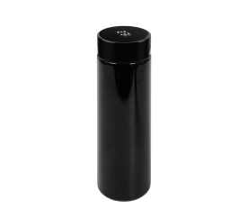 Aga Termoska s teploměrem 500ml Černá