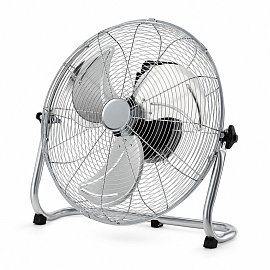 Aga Podlahový ventilátor 50 cm Stříbrný