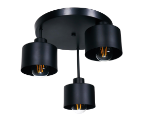 LED stropní svítidlo B7124 - 3xE27 - černé