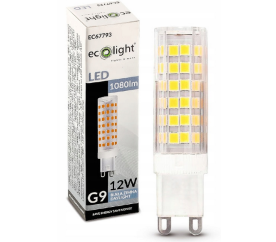 LED žárovka G9 - 12W - 1080lm - 6500k - studená bílá