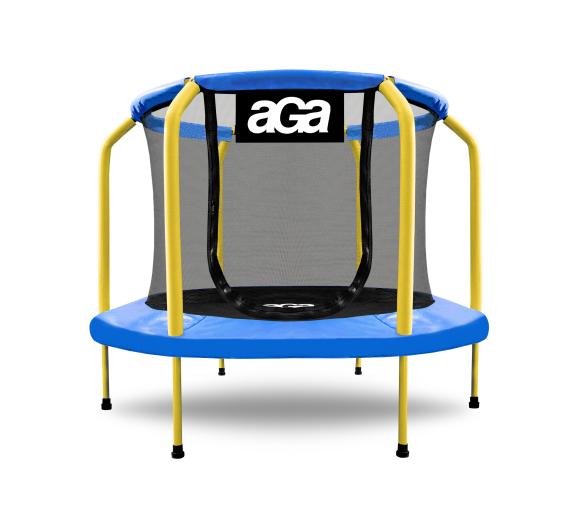 Aga Dětská trampolína 150 cm Modro-žlutá